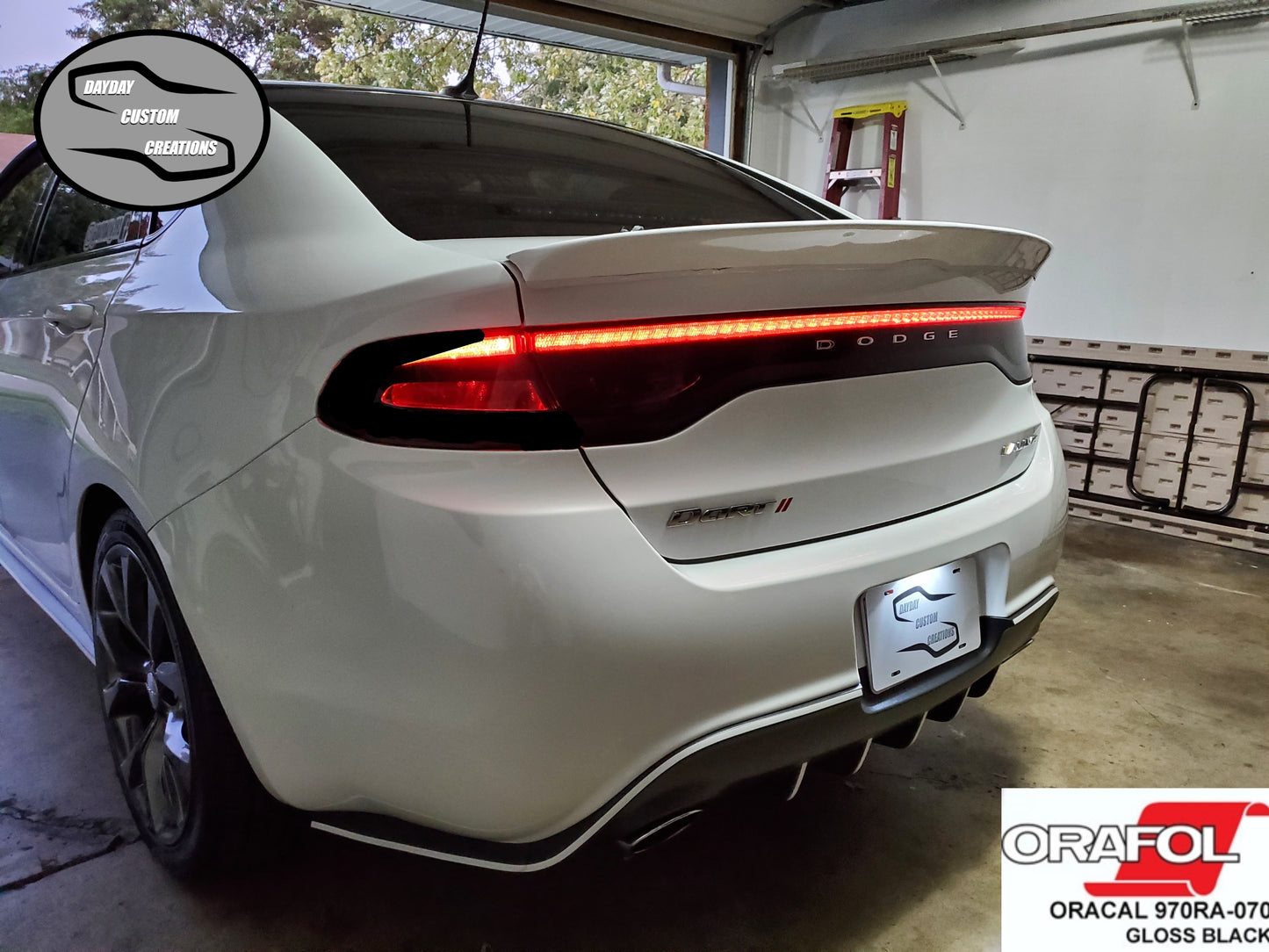 13-16 Dodge Dart Taillight Decal Design 10