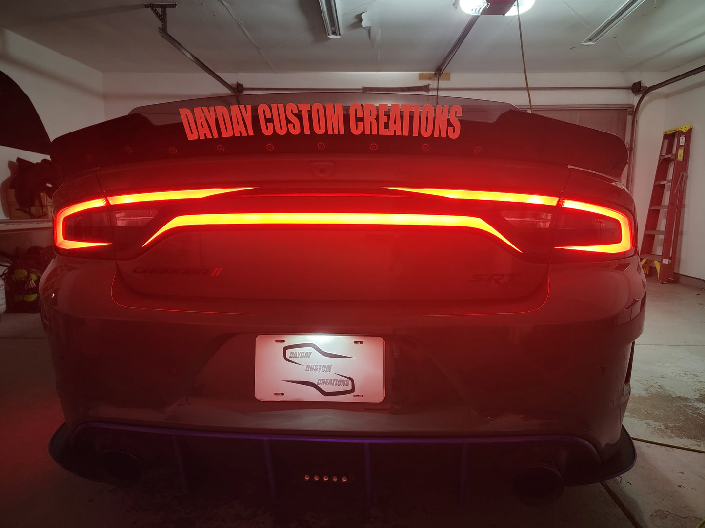 15-23 Dodge Charger Taillight Decal Design 2