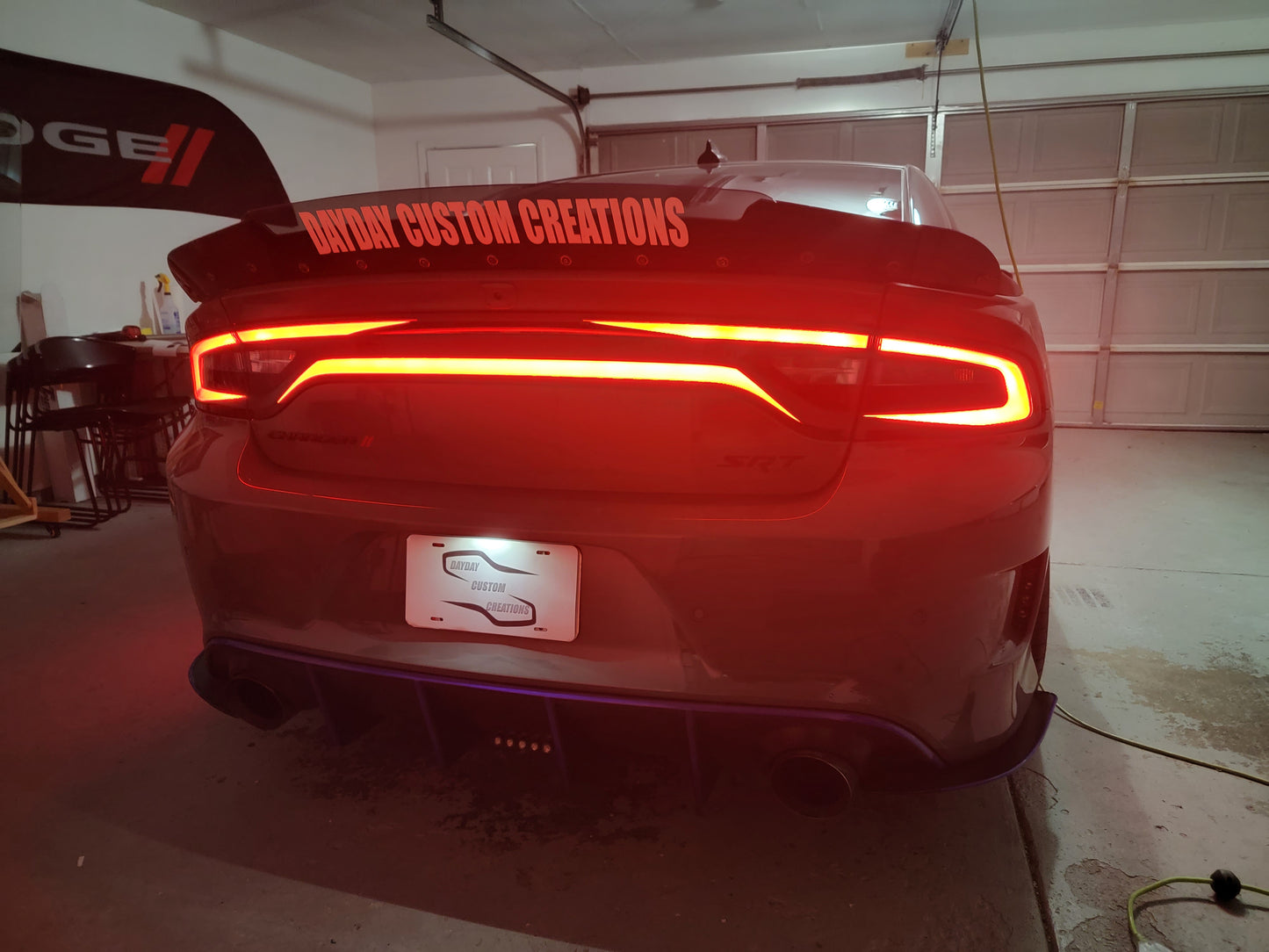 15-23 Dodge Charger Taillight Decal Design 2