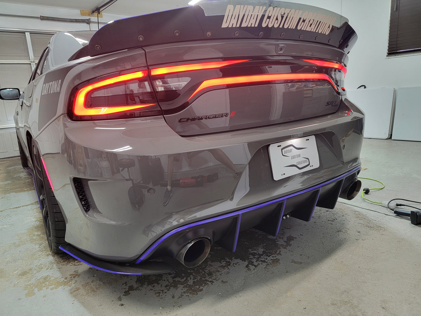 15-23 Dodge Charger Taillight Decal Design 2