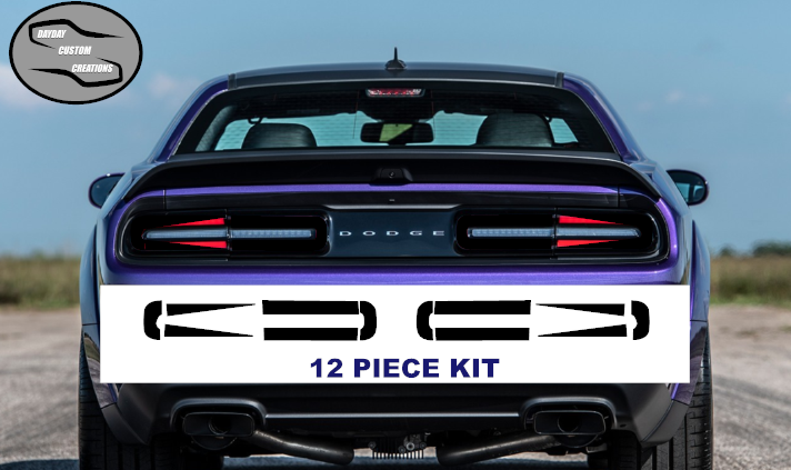 15-23 Dodge Challenger Taillight Decal Design 11