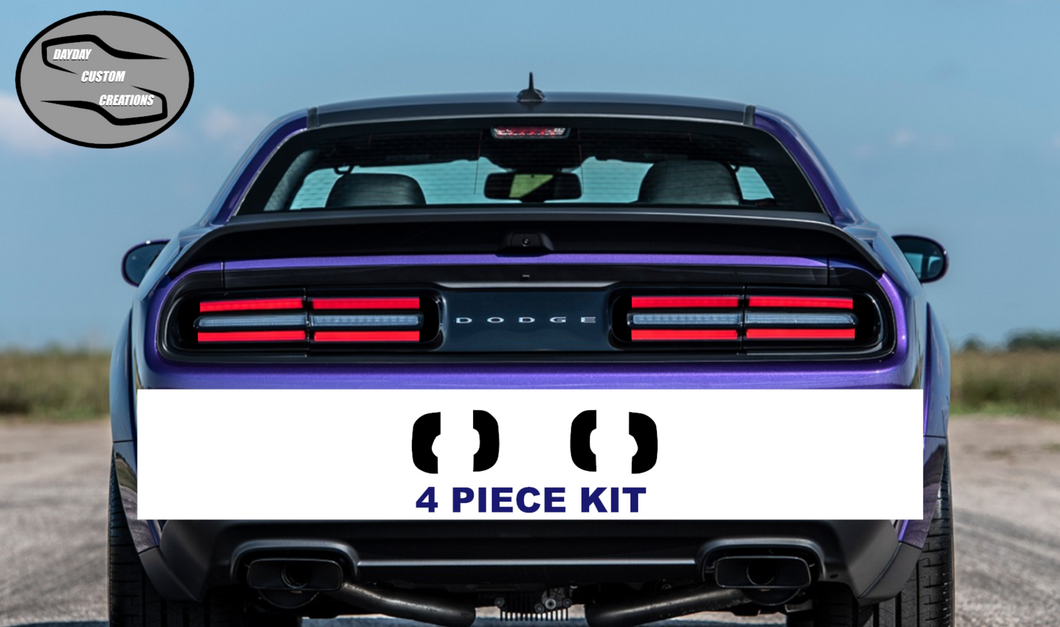 15-23 Dodge Challenger Taillight Decal Design 2