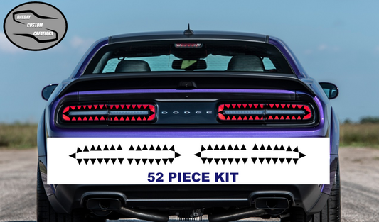 15-23 Dodge Challenger Taillight Decal Design 7