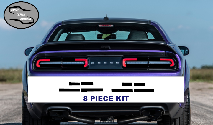 15-23 Dodge Challenger Taillight Decal Design 8