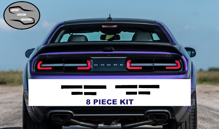 15-23 Dodge Challenger Taillight Decal Design 9