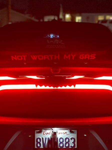 Halloween Special - Skull Face Taillight Decal