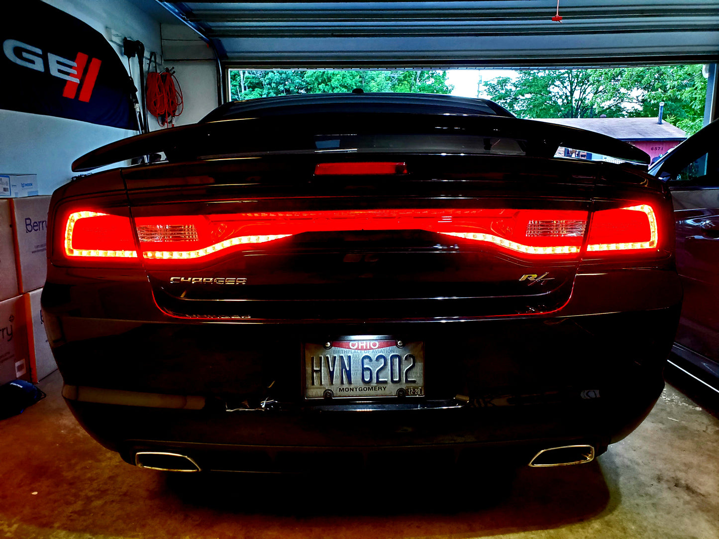 11-14 Dodge Charger Taillight Decal Design 4