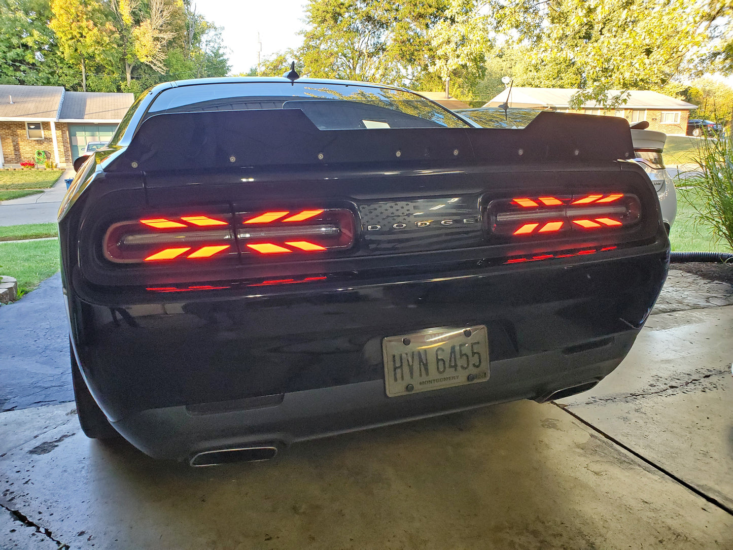 15-23 Dodge Challenger Taillight Decal Design 5