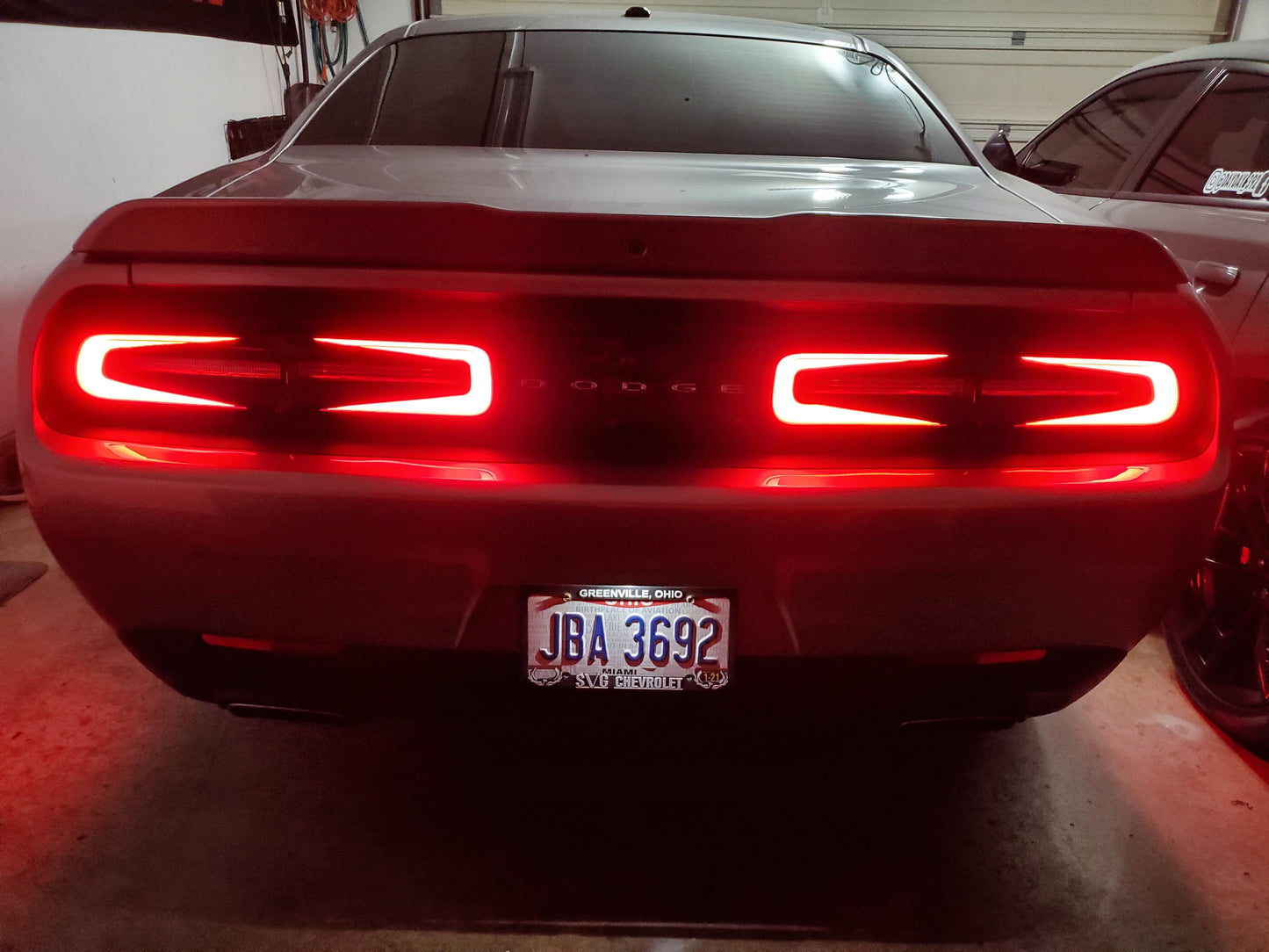 15-23 Dodge Challenger Taillight Decal Design 3