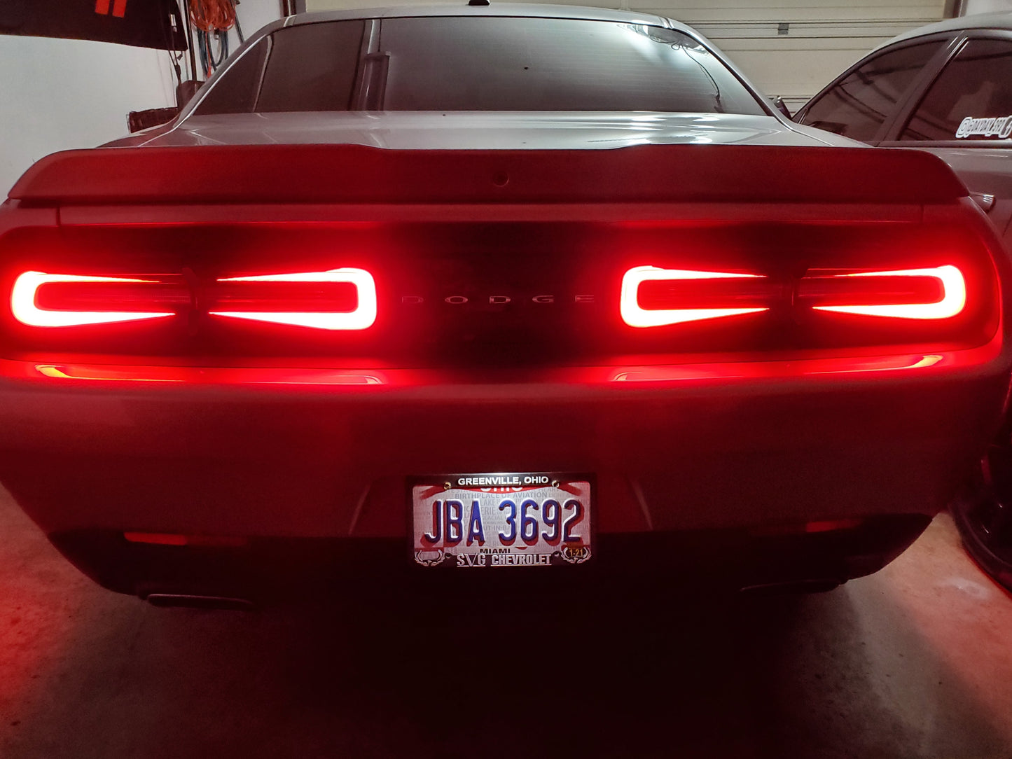 15-23 Dodge Challenger Taillight Decal Design 4