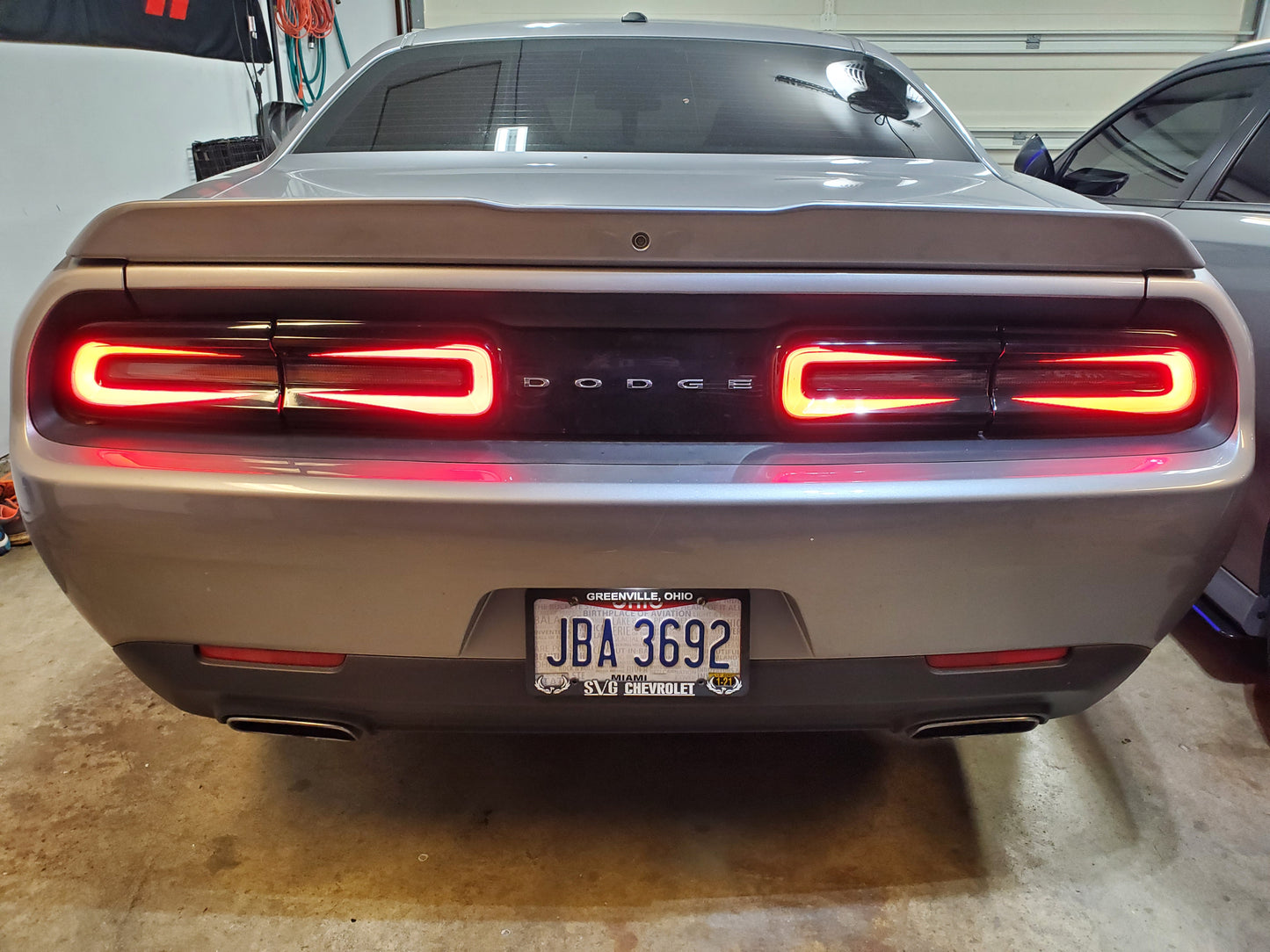 15-23 Dodge Challenger Taillight Decal Design 4