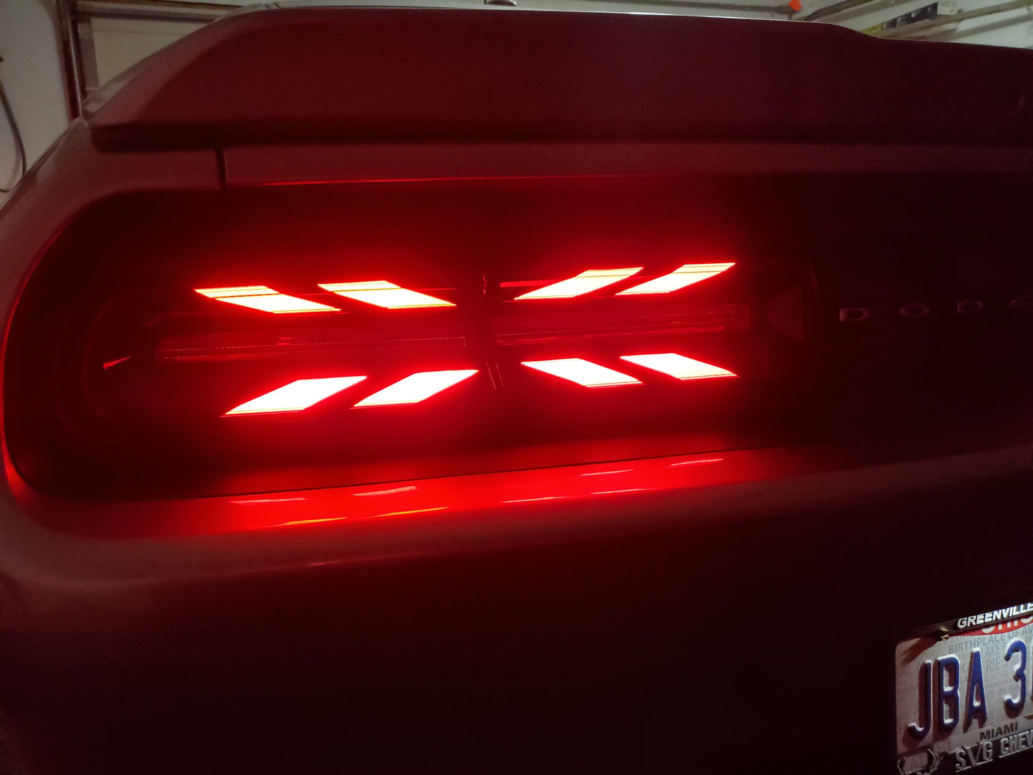 15-23 Dodge Challenger Taillight Decal Design 5