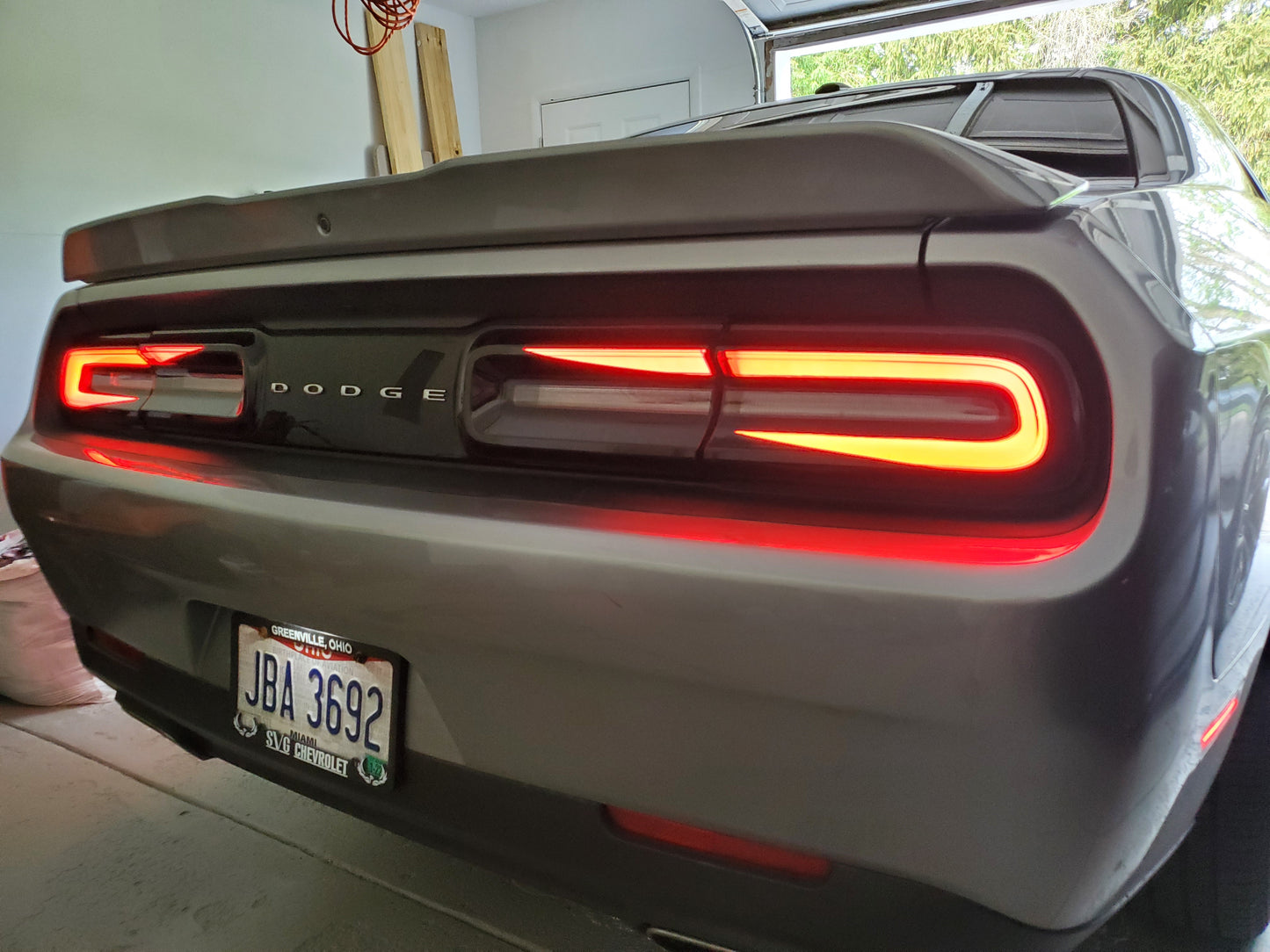 15-23 Dodge Challenger Taillight Decal Design 6