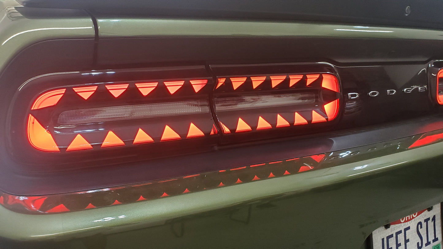 15-23 Dodge Challenger Taillight Decal Design 7