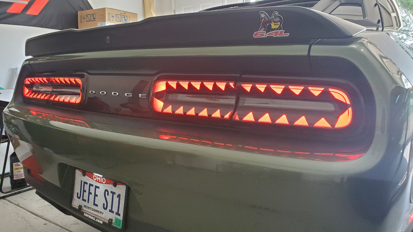 15-23 Dodge Challenger Taillight Decal Design 7