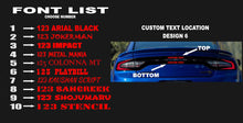 Load image into Gallery viewer, 15-23 Dodge Charger Taillight Decal Design 6
