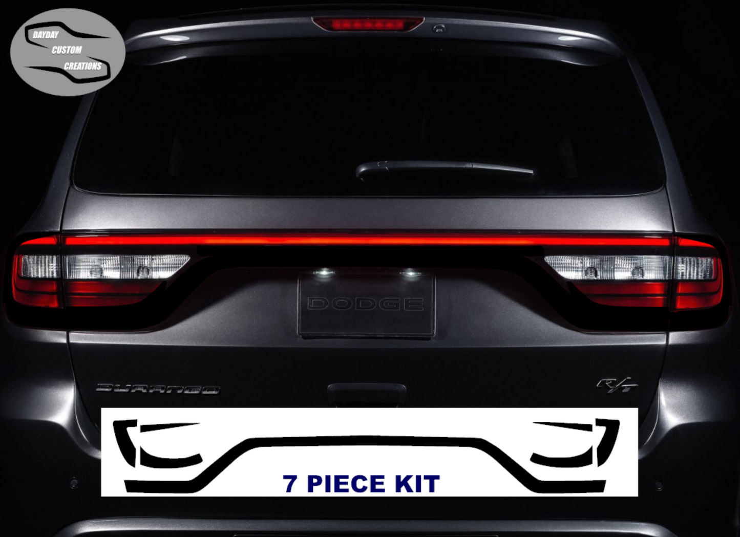 14-24 Dodge Durango Taillight Decal Design 10