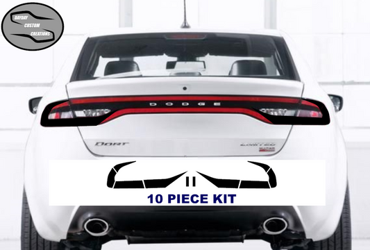 13-16 Dodge Dart Taillight Decal Design 2