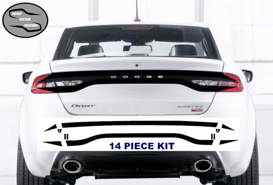 13-16 Dodge Dart Taillight Decal Design 6