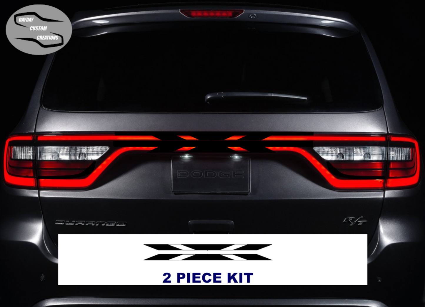 14-24 Dodge Durango Taillight Decal Design 7