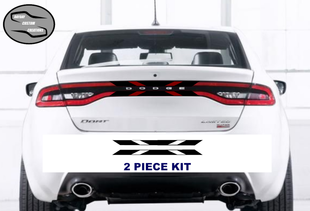 13-16 Dodge Dart Taillight Decal Design 7