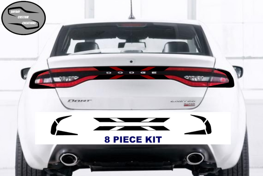 13-16 Dodge Dart Taillight Decal Design 8