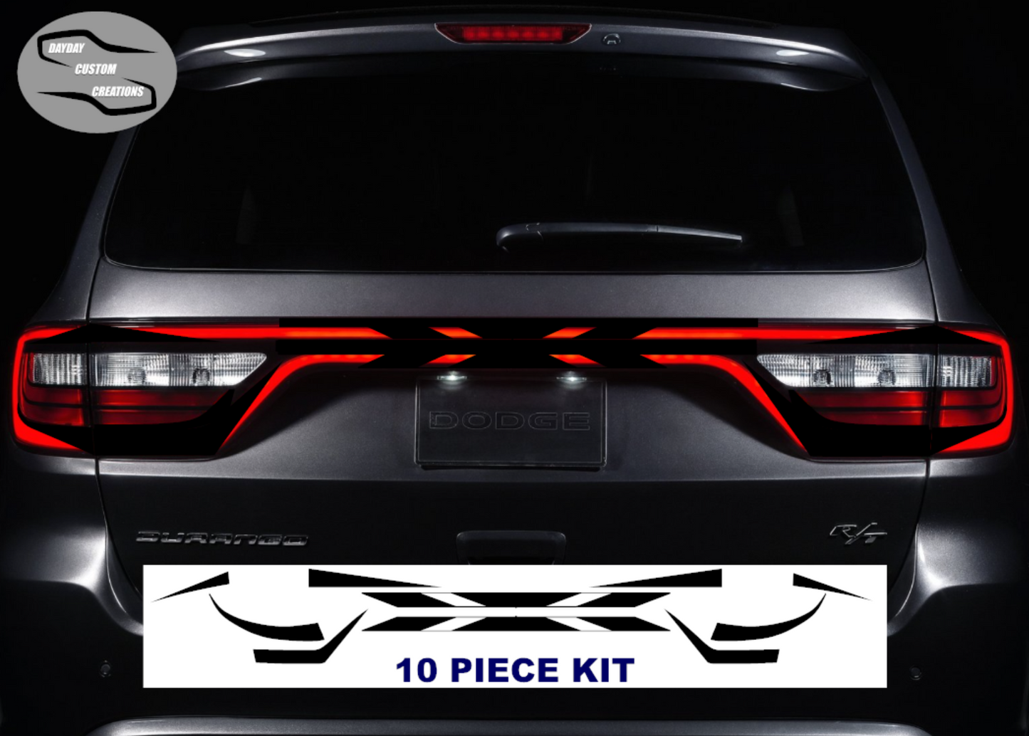 14-24 Dodge Durango Taillight Decal Design 9