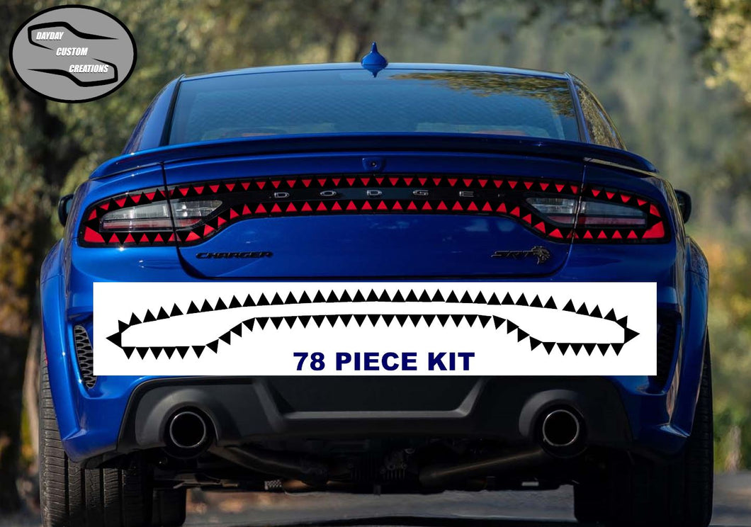 15-23 Dodge Charger Taillight Decal Design 13