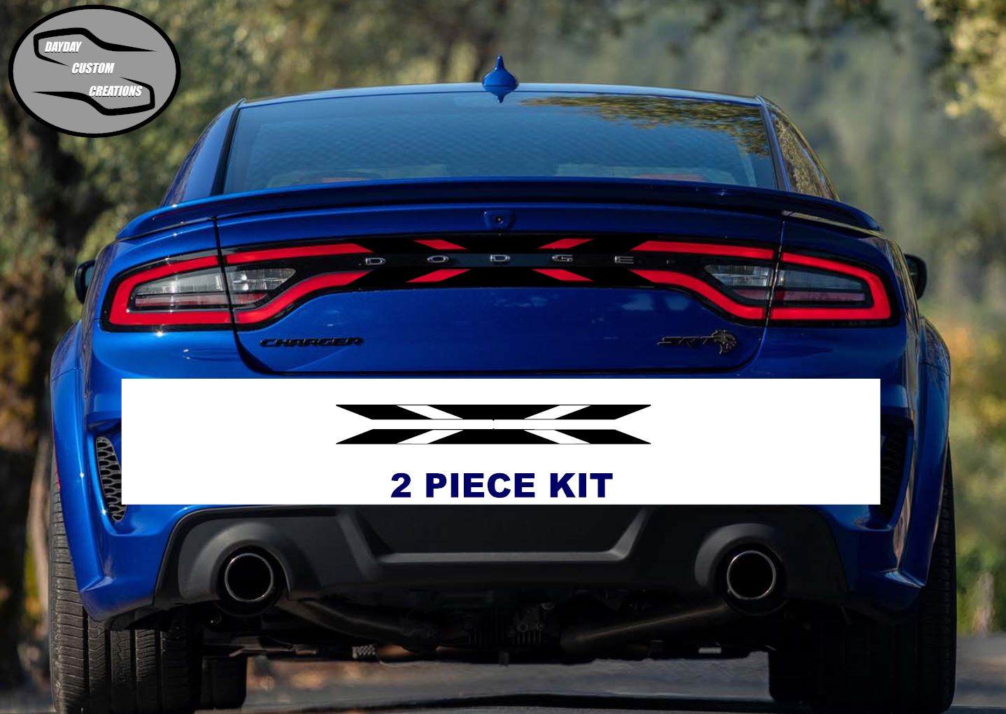 15-23 Dodge Charger Taillight Decal Design 7