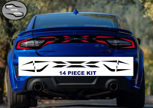 15-23 Dodge Charger Taillight Decal Design 9