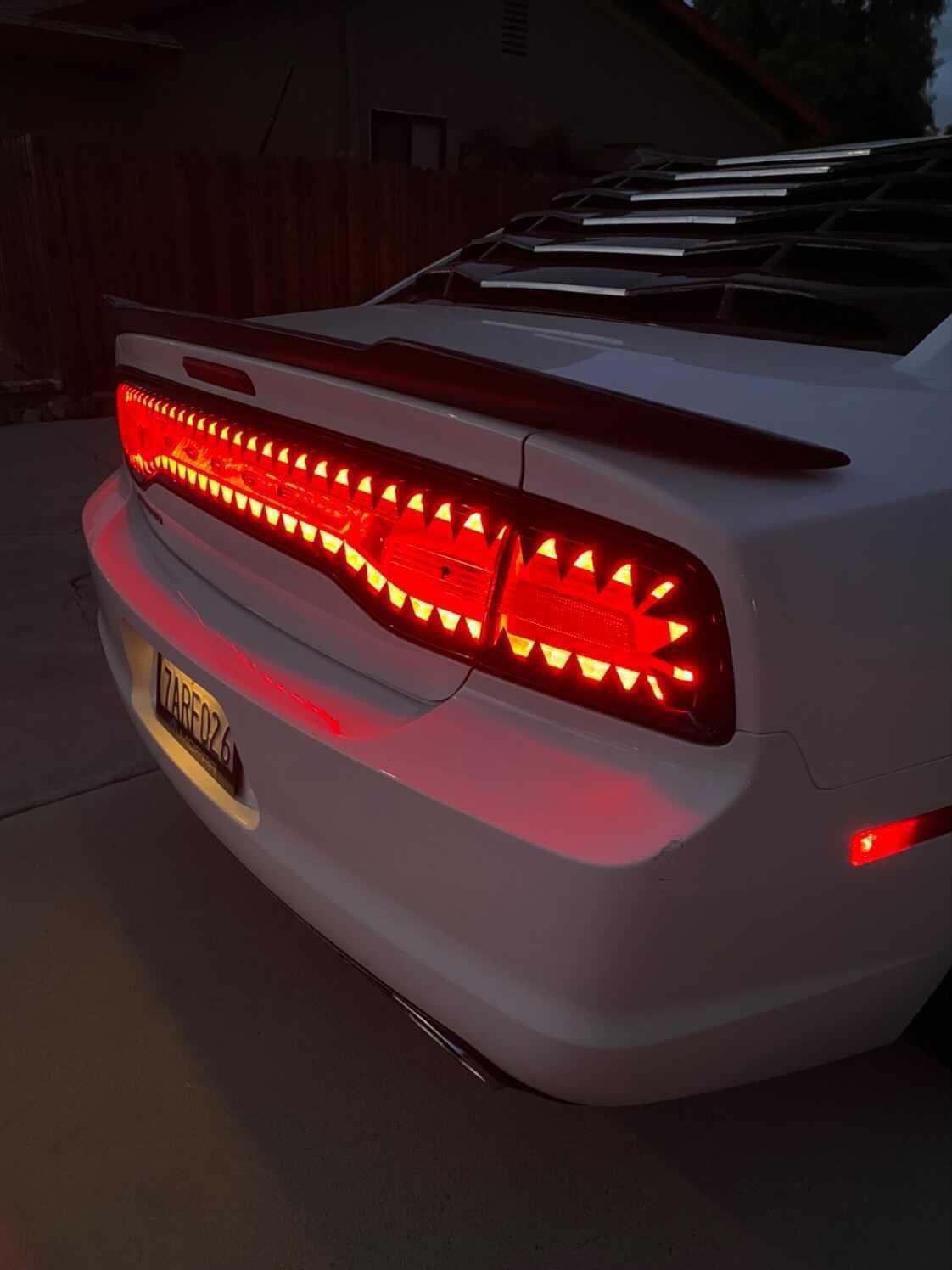 11-14 Dodge Charger Taillight Decal Design 6