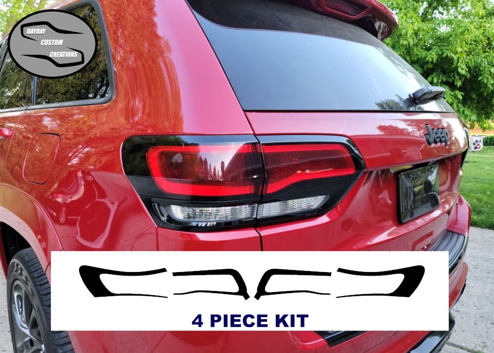 14-21 Jeep Grand Cherokee Taillight Outline (Gloss Black)