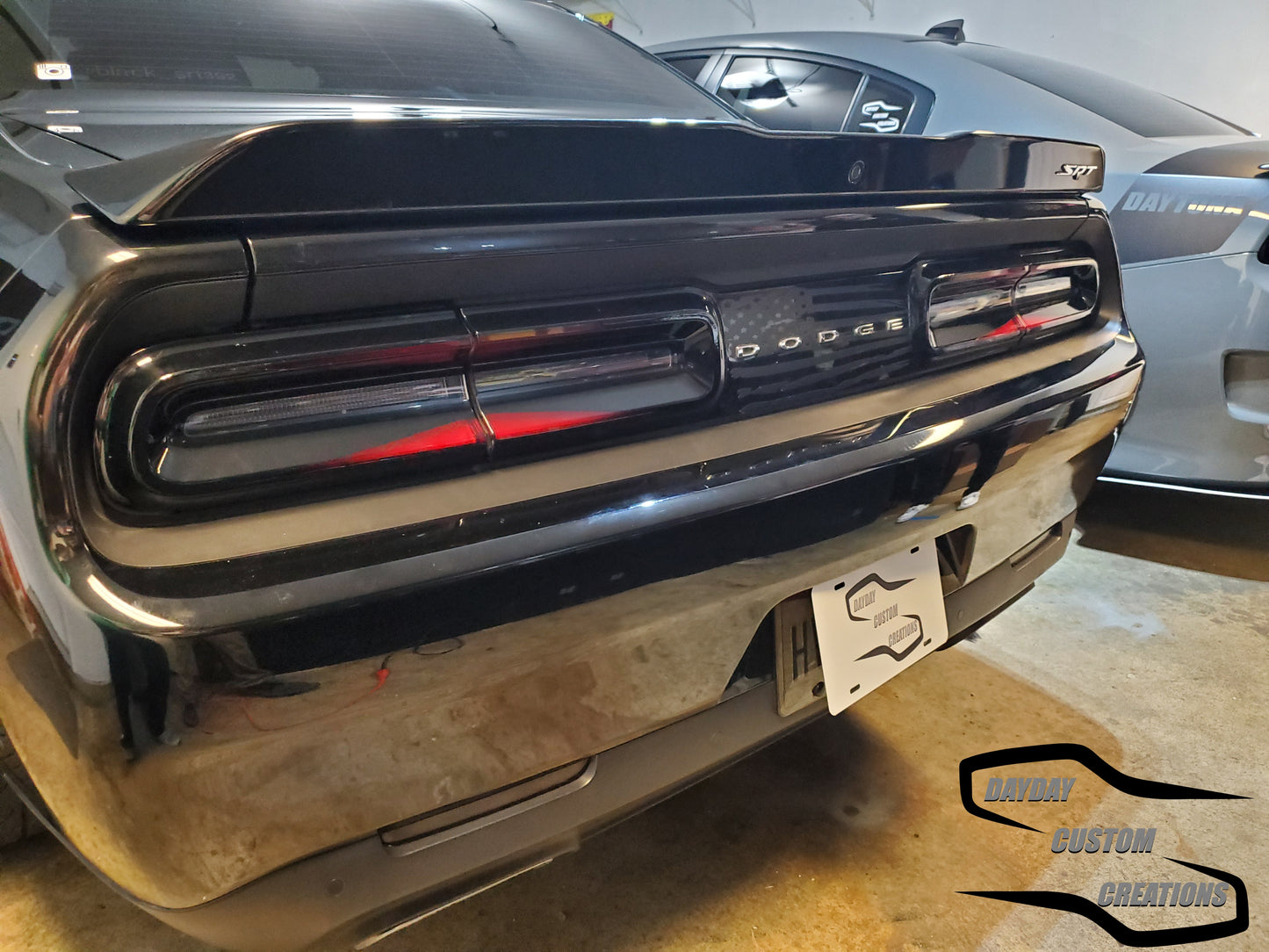 15-23 Dodge Challenger Taillight Decal Design 1