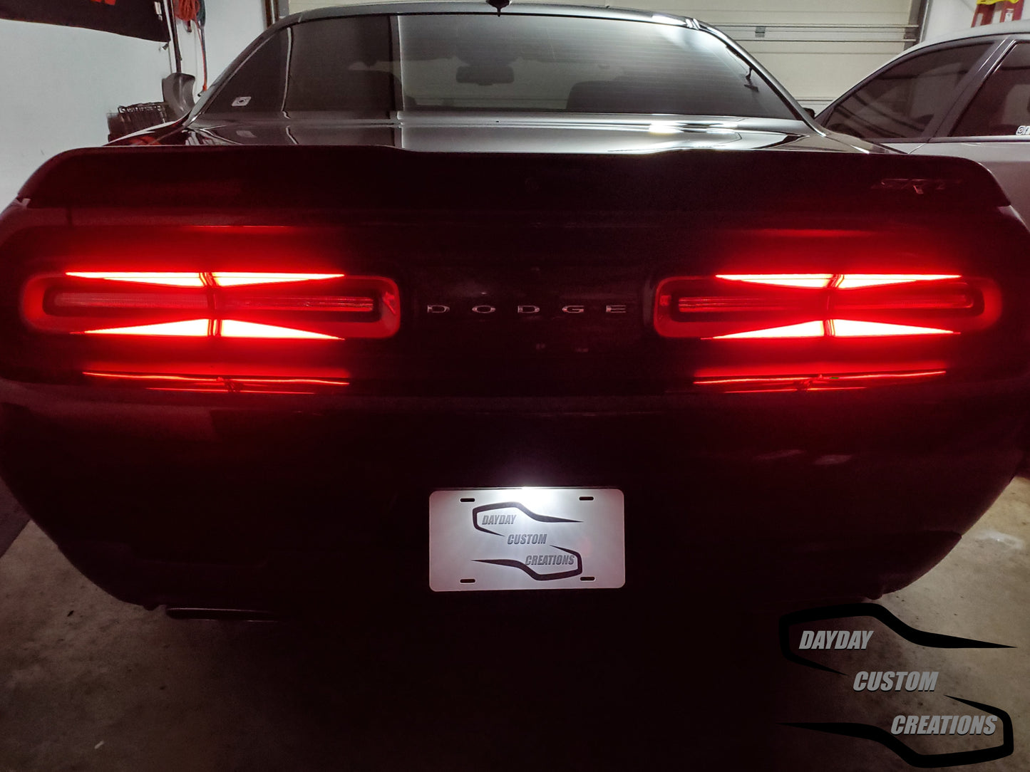 15-23 Dodge Challenger Taillight Decal Design 1