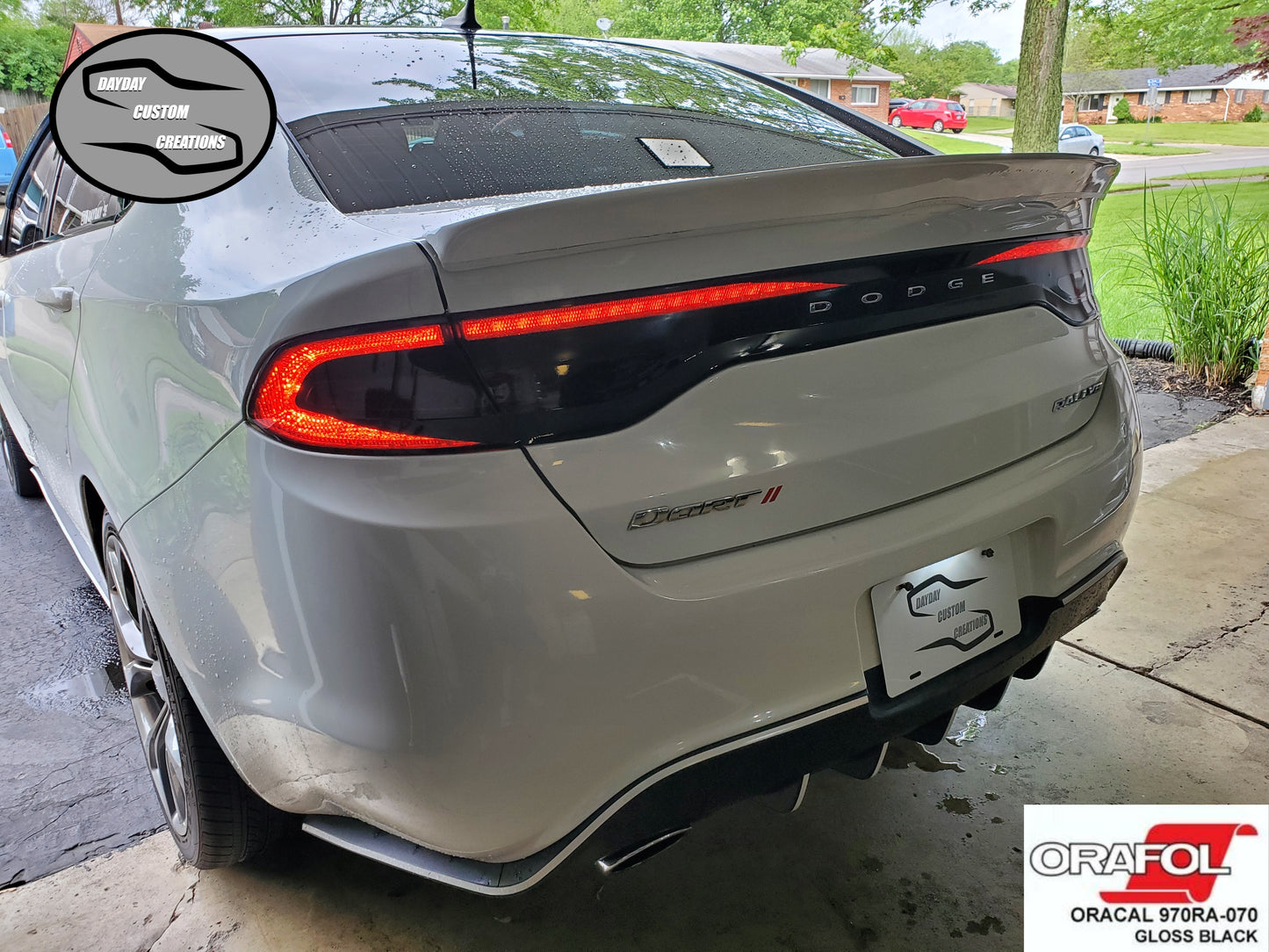 13-16 Dodge Dart Taillight Decal Design 5