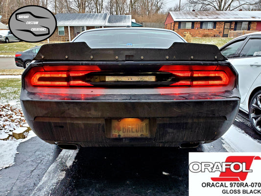 08-14 Dodge Challenger Taillight Decal Design 1