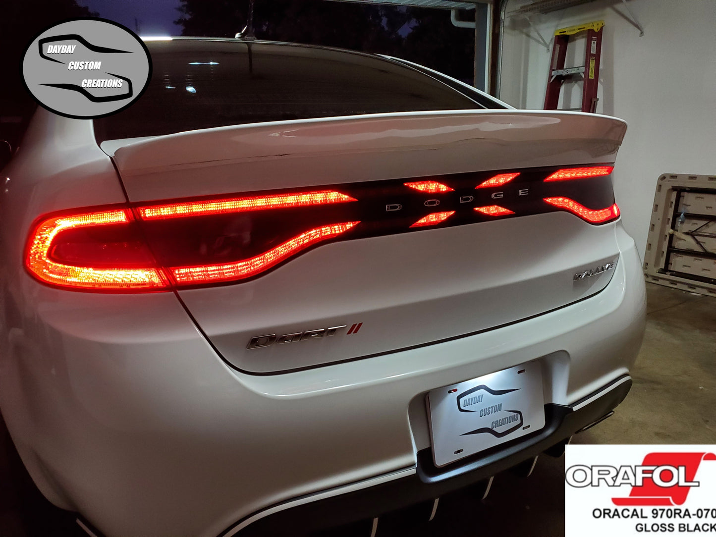 13-16 Dodge Dart Taillight Decal Design 7