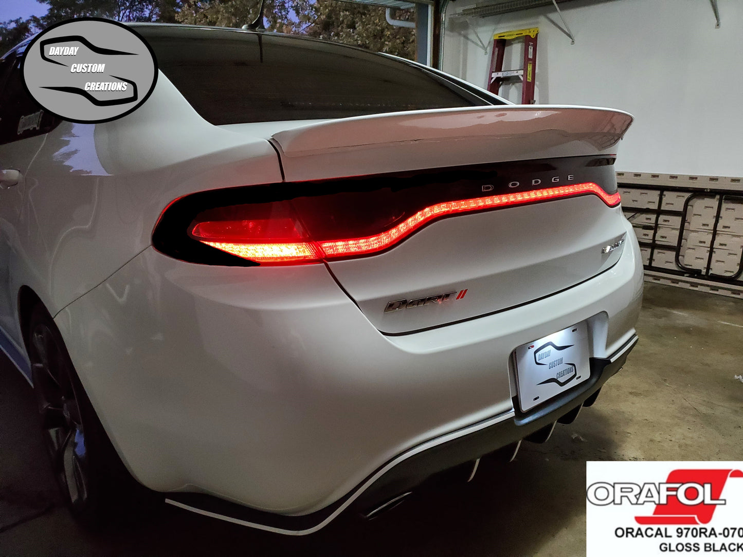 13-16 Dodge Dart Taillight Decal Design 11