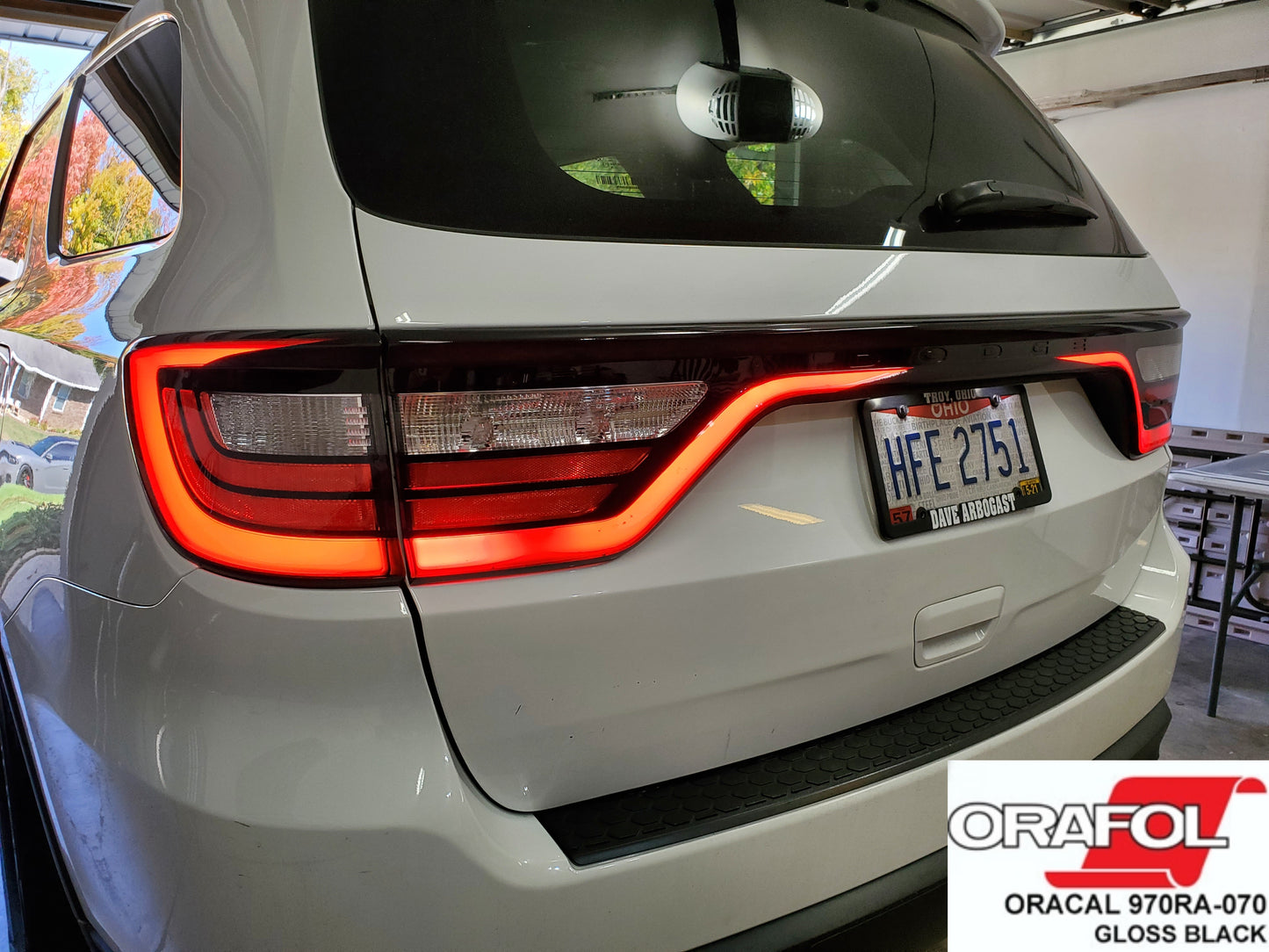 14-24 Dodge Durango Taillight Decal Design 4