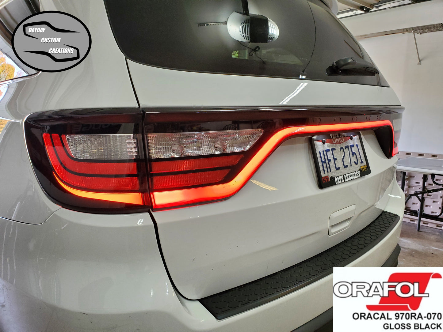 14-24 Dodge Durango Taillight Decal Design 11