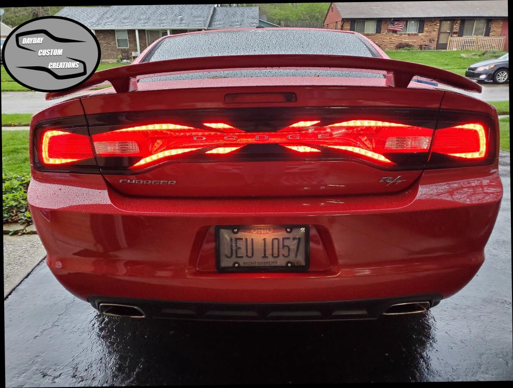 11-14 Dodge Charger Taillight Decal Design 5