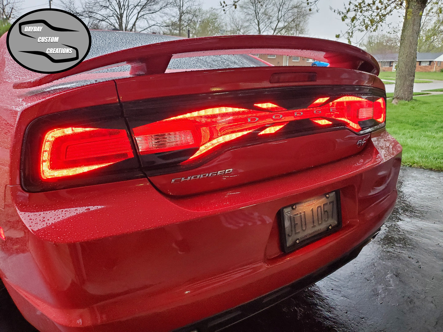 11-14 Dodge Charger Taillight Decal Design 5