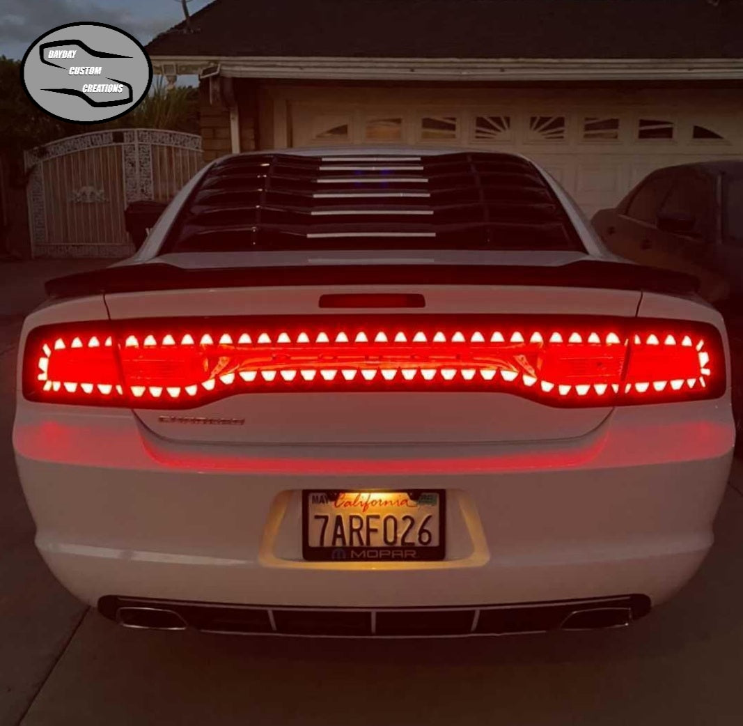 11-14 Dodge Charger Taillight Decal Design 6